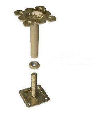   Lindner Pedestal type M2 H 160 mm - VB +/- 27 mm FFH 200